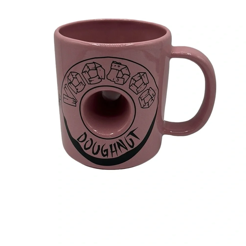 VOODOO DONUT COFFEE MUG preowned coffee mug “The magic is in the hole”